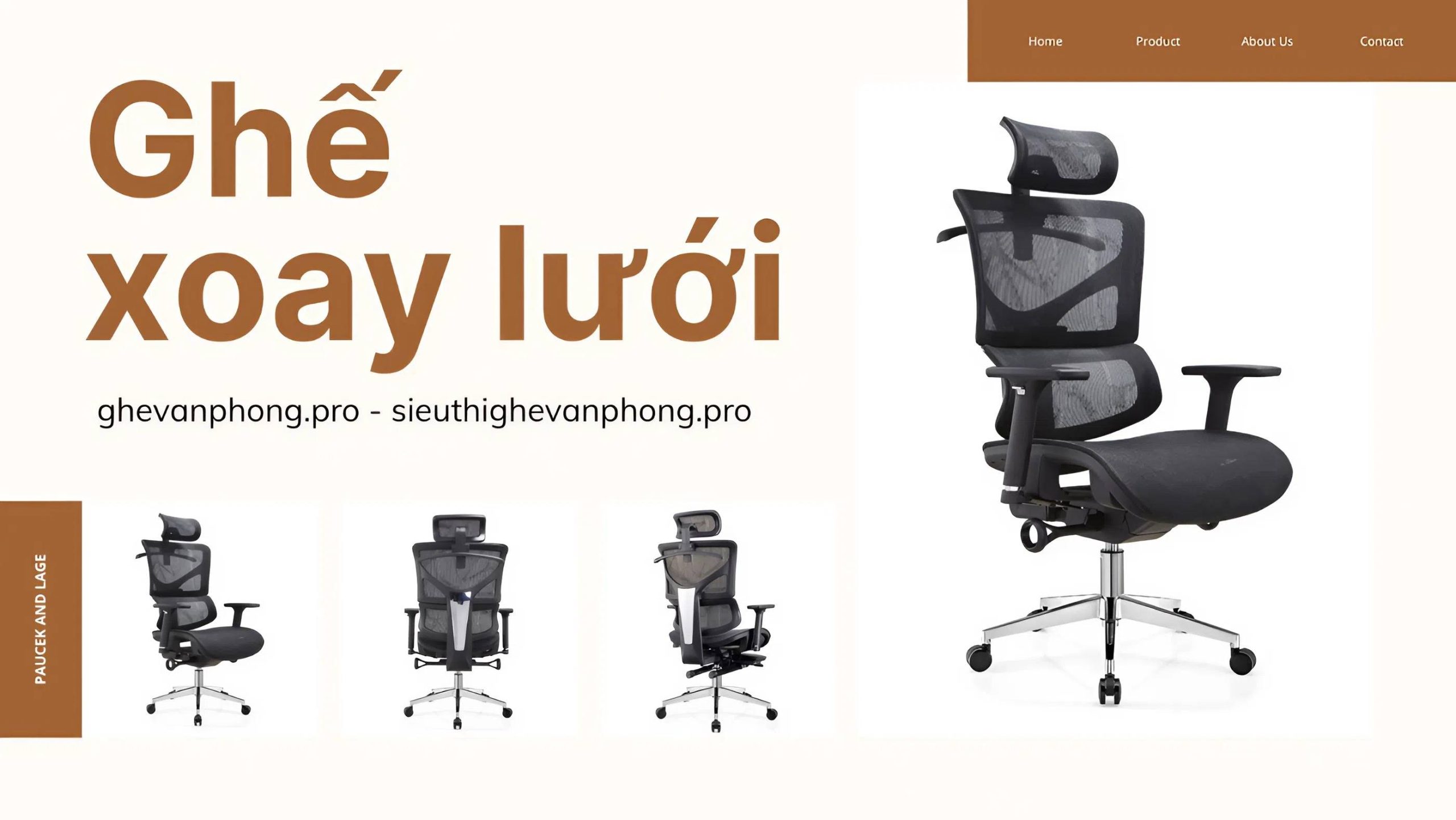 Ghế Xoay Lưới 1