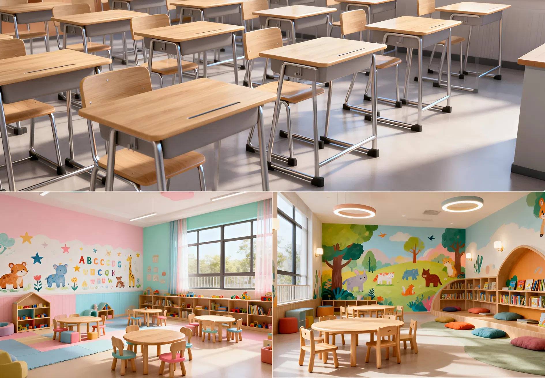 Thi Công Nội Thất Trường Học